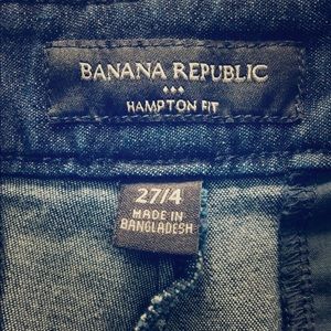 Banana Republic denim chambray shorts!